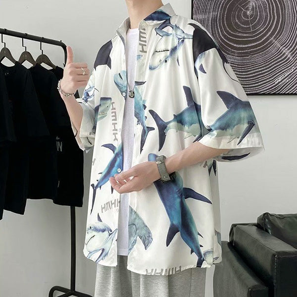 Shark & Manta short sleeve shirt