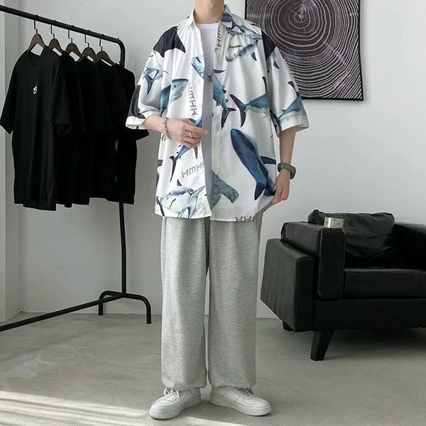 Shark & Manta short sleeve shirt
