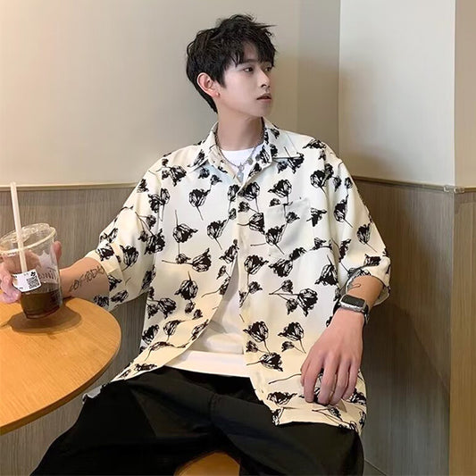 Monochrome Tulip Shirt