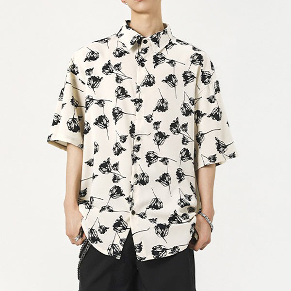 Monochrome Tulip Shirt