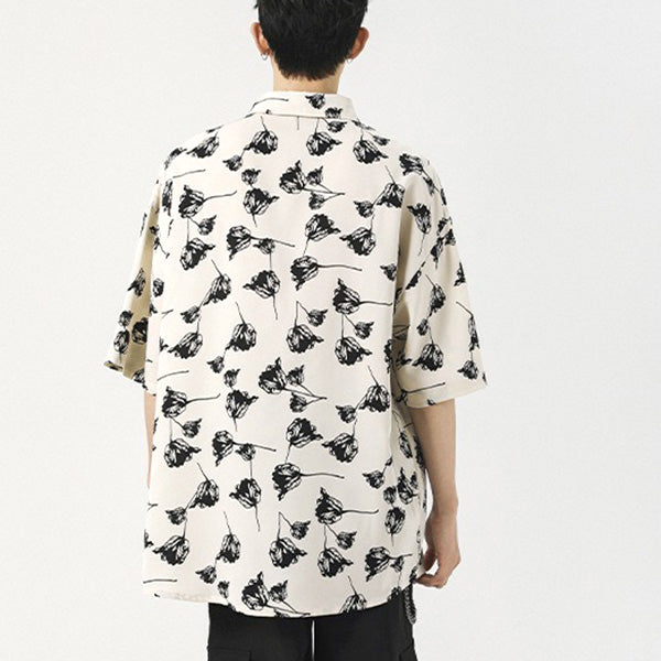Monochrome Tulip Shirt
