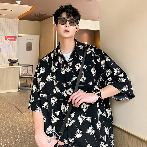 Monochrome Tulip Shirt