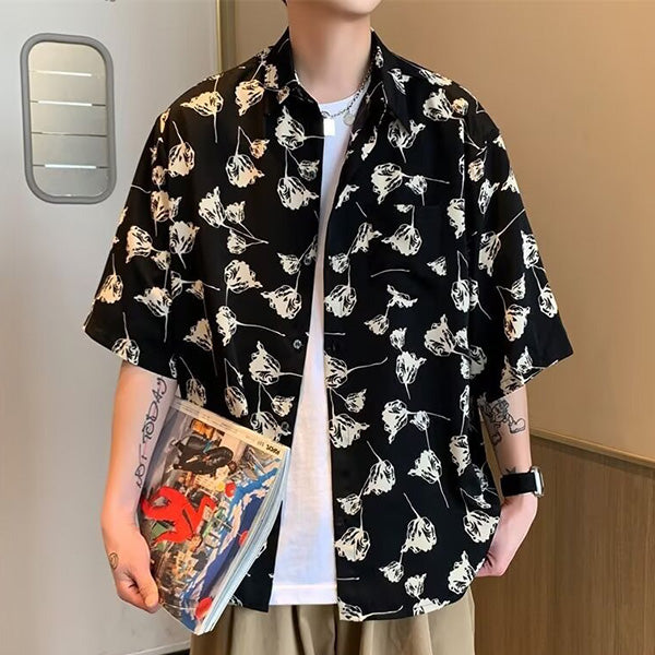Monochrome Tulip Shirt