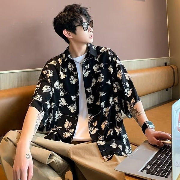 Monochrome Tulip Shirt