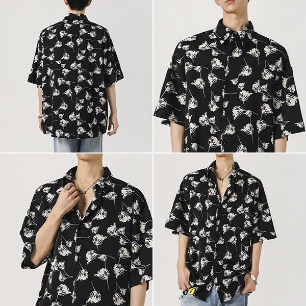 Monochrome Tulip Shirt