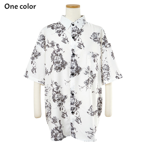 Fresh rose flower pattern