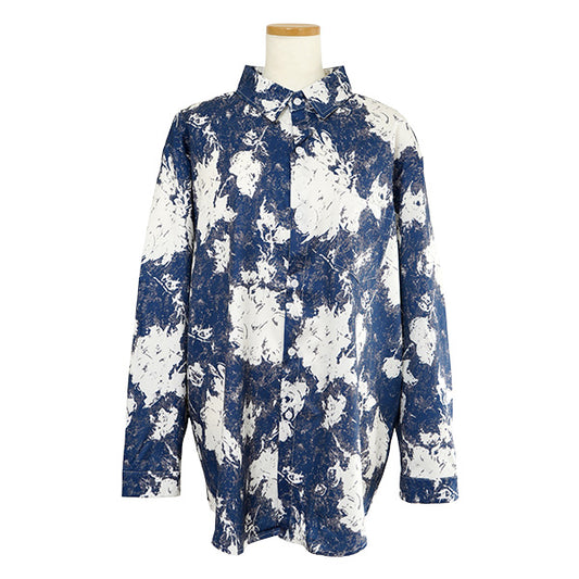 Abstract Blue and White