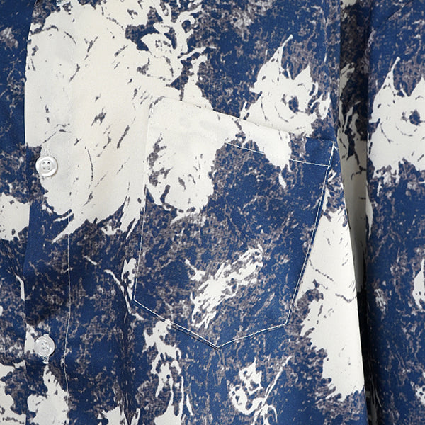 Abstract Blue and White