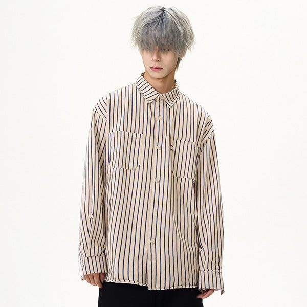 Beige x Black Stripes