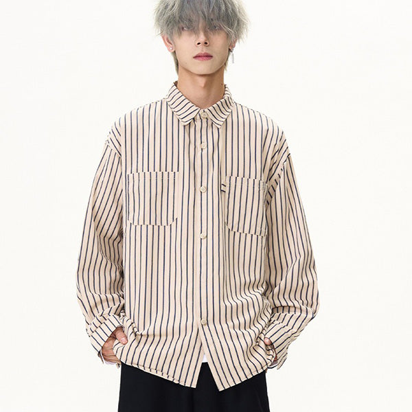 Beige x Black Stripes