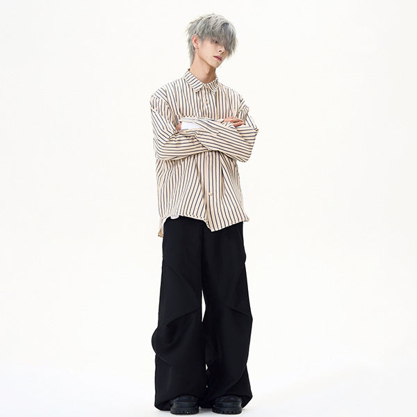 Beige x Black Stripes