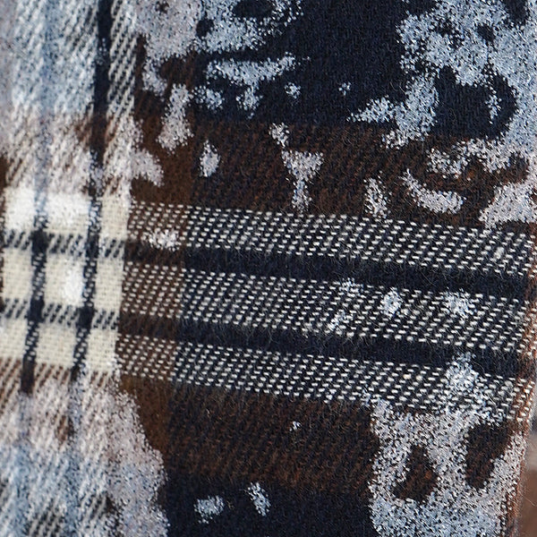 Check and tie-dye bleach
