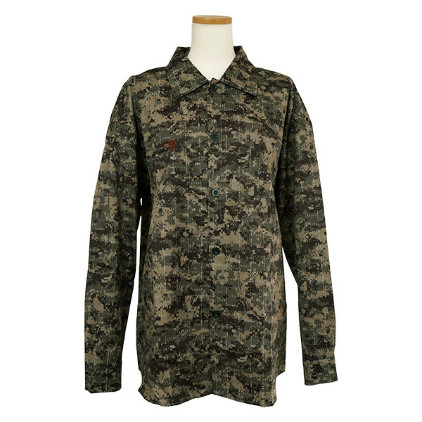 Digital camo and embroidery