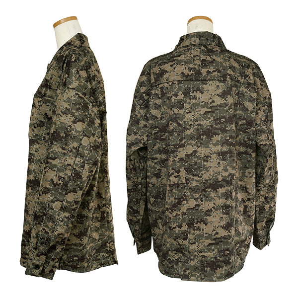 Digital camo and embroidery