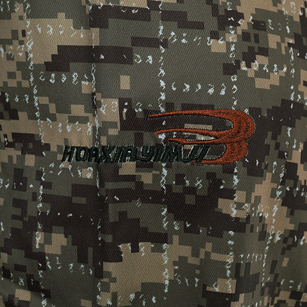 Digital camo and embroidery
