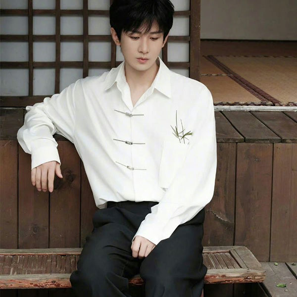 Asian bamboo embroidery
