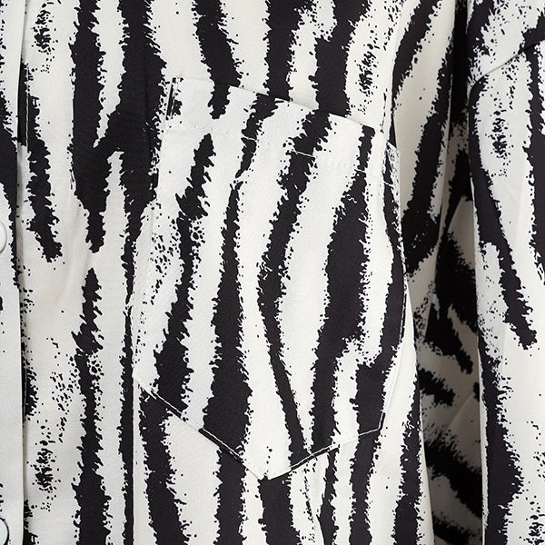 Faded zebra print