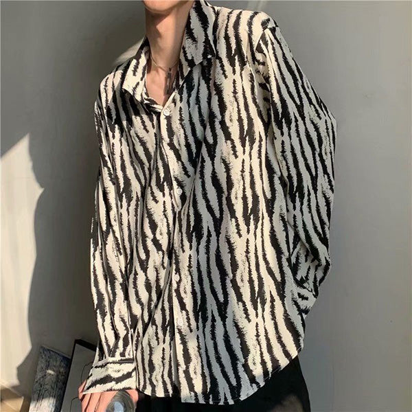 Faded zebra print