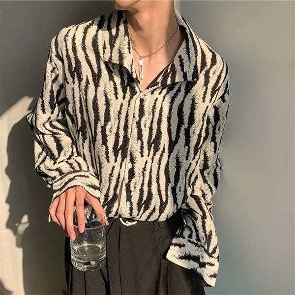 Faded zebra print