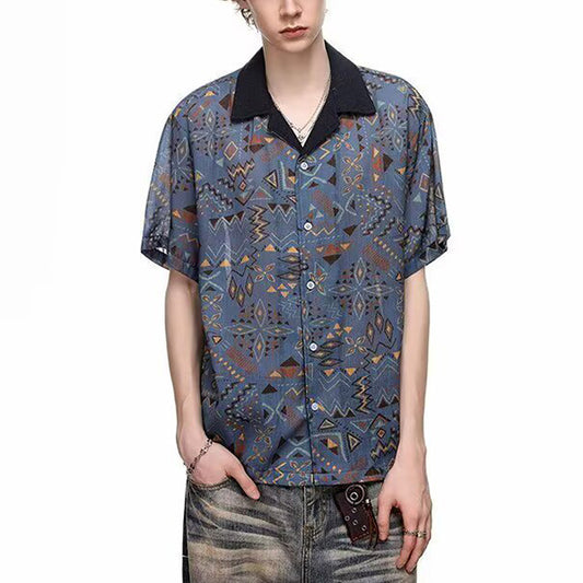 Native geometric, two-tone