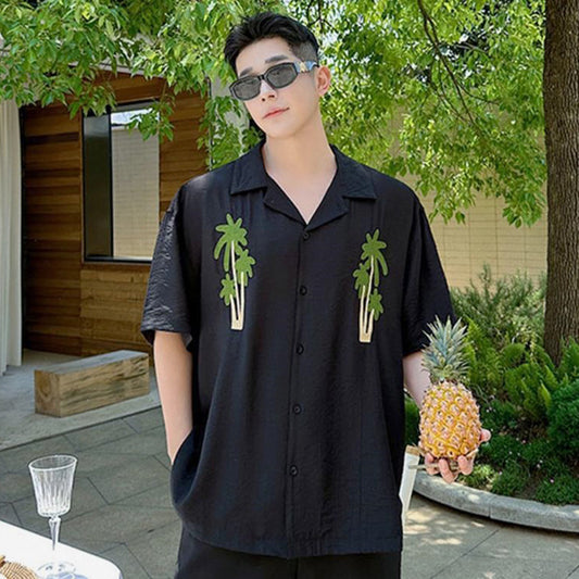 Palm tree embroidery