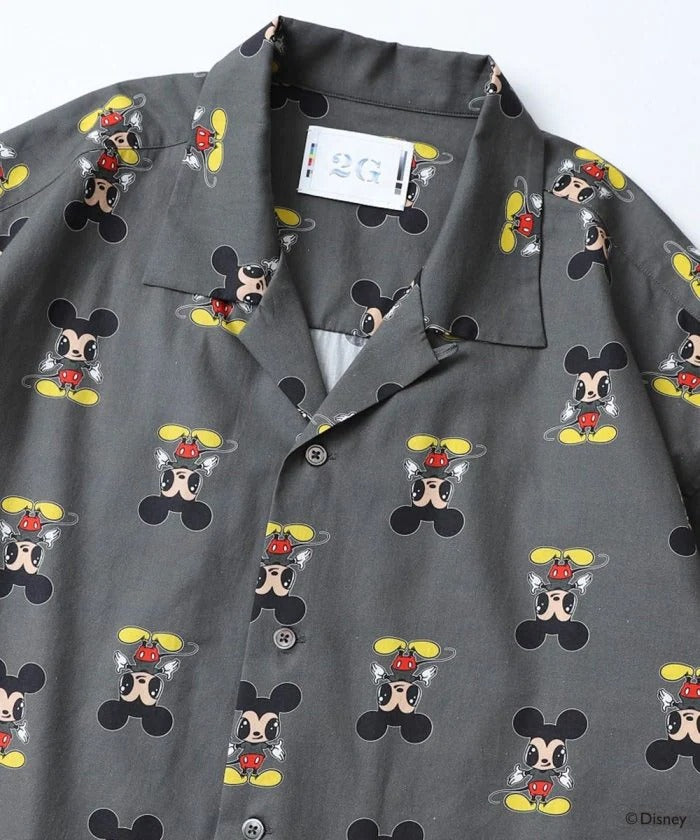 【2G x Disney x Javier】 Big Eye Mickey シャツ(お取り寄せ)
