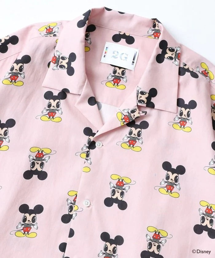 【2G x Disney x Javier】 Big Eye Mickey シャツ(お取り寄せ)