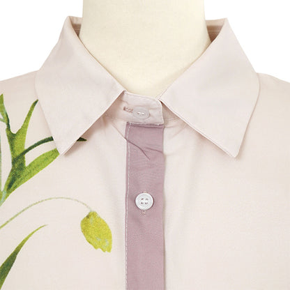 Flowers and feminine pink beige