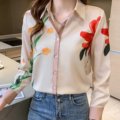 Flowers and feminine pink beige
