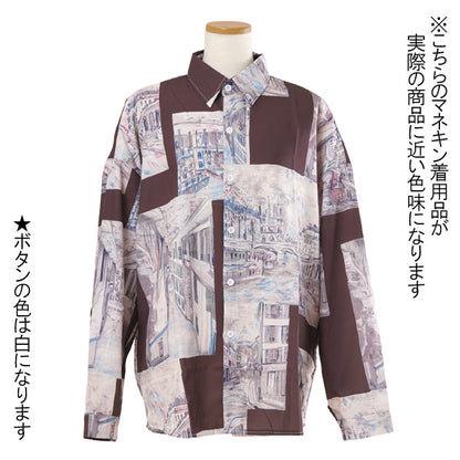 パッチワークライクArtシャツ