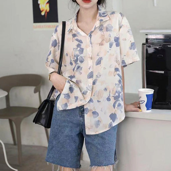 Fleeting petal short sleeves
