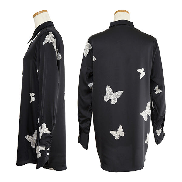 Elegantly fluttering butterfly