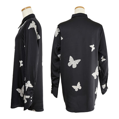 Elegantly fluttering butterfly