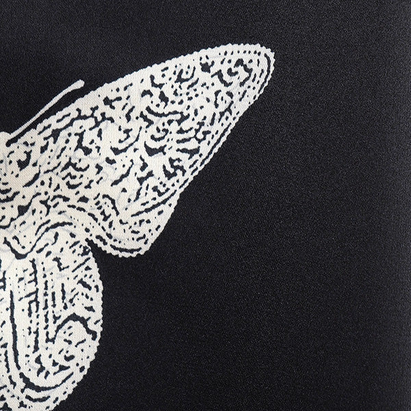 Elegantly fluttering butterfly