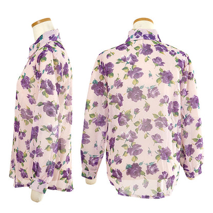 Purple flowers, on pink