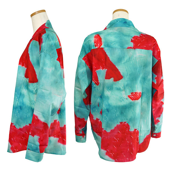 Turquoise and Red Art