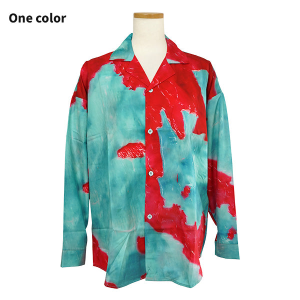Turquoise and Red Art