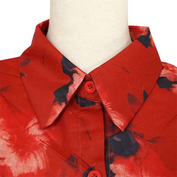Gorgeous vermilion, flowers