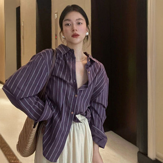 Deep purple stripes