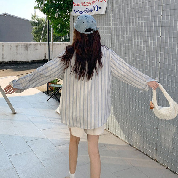 Motif embroidery and stripes