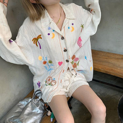 Dream Embroidery Pajamas
