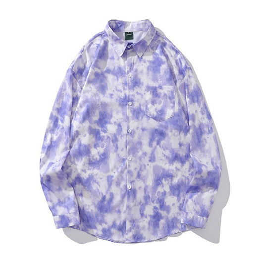 Purple tie-dye pattern