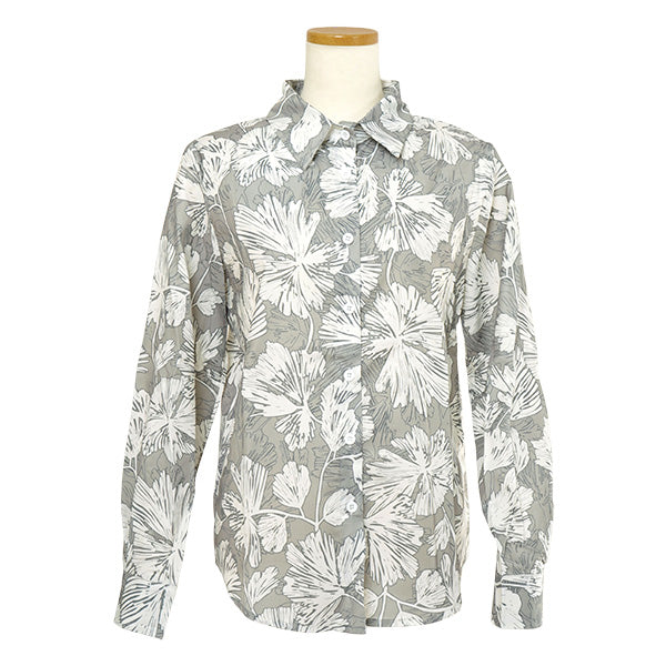 Nuanced gray botanical