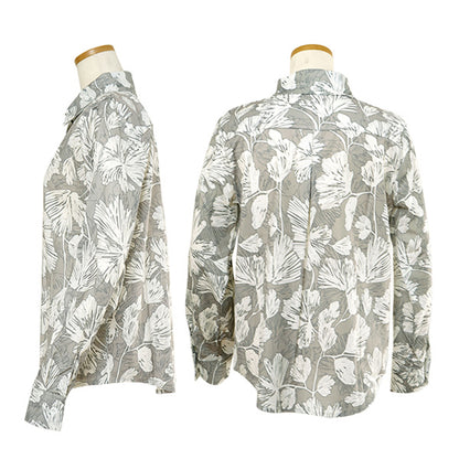 Nuanced gray botanical