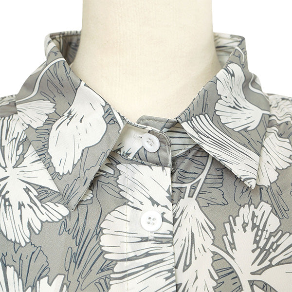 Nuanced gray botanical