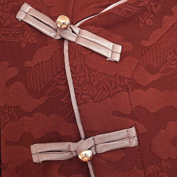 Chinese style and deep orange red