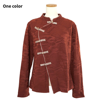 Chinese style and deep orange red