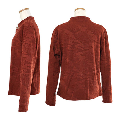 Chinese style and deep orange red