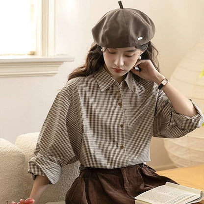 Good boy, checkered shirt