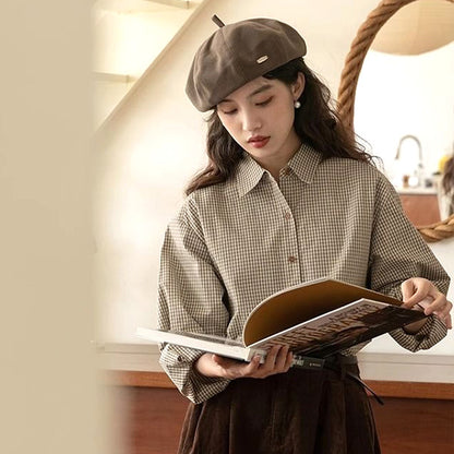 Good boy, checkered shirt